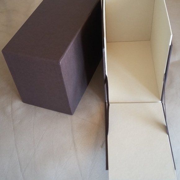 LOUIS VUITTON RARE UNIQUE Vertical Upright Display Holder Box MONOGRAM DAMIER - Picture 12 of 13